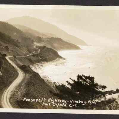 Postcard, Roosevelt Highway, Port Orford, Oregon, Undated