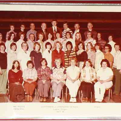 Class and Staff photographs, Centennial Elementary School, 1977-1978