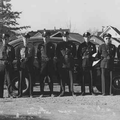 Photograph, Springfield City Police, 1947