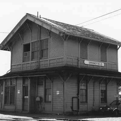 Photograph of the Springfield Depot, Springfield, OR, date unknown
