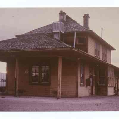 Photograph of the Springfield Train Depot, 1984