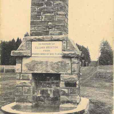 Photograph Postcard of Elijah Bristow Memorial Fountain