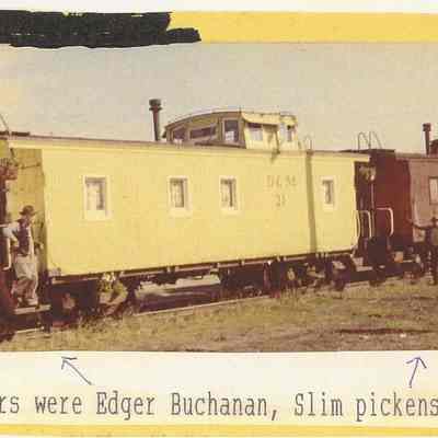 Photograph of "Chartroose Caboose" Filming, Springfield, Oregon, circa 1960