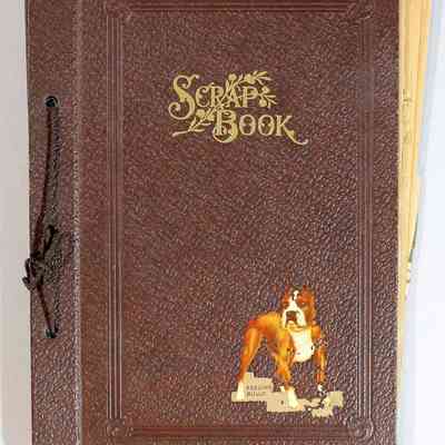 Scrapbook with newspaper clippings about Springfield area and Oregon, circa 1934-1939