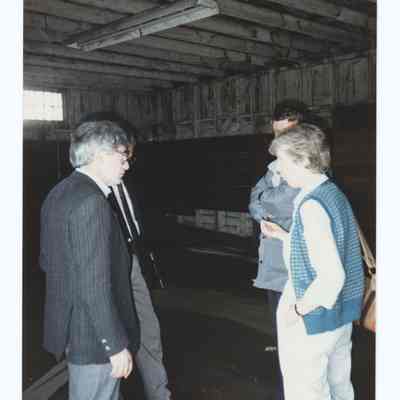 Photograph of the interior of the Springfield Train Depot, 1988