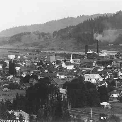 Photograph of Overview of Springfield, 1915