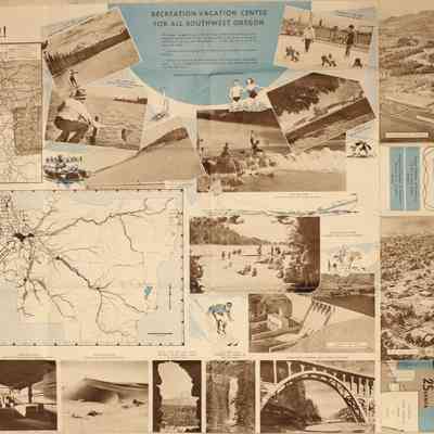 Map of Metropolitan Eugene and Springfield, 1965