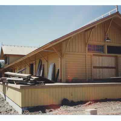 Photograph of the Springfield Depot Restoration, 1991