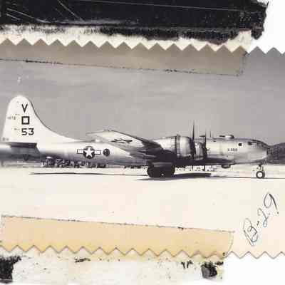Photograph of B-29 Plane,, Unknown date and location