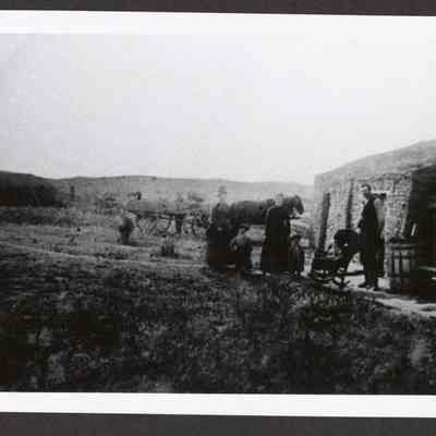 Photograph of sod house in Nebraska, United States