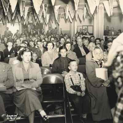 Photograph of Springfield Appliance Show assembly, Springfield, Oregon, 1954