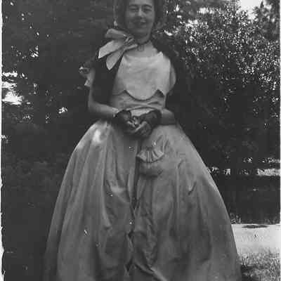 Edwina Meacham in pageant costume