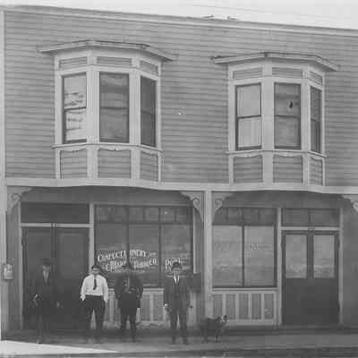 Photograph of an early business, Springfield, Oregon