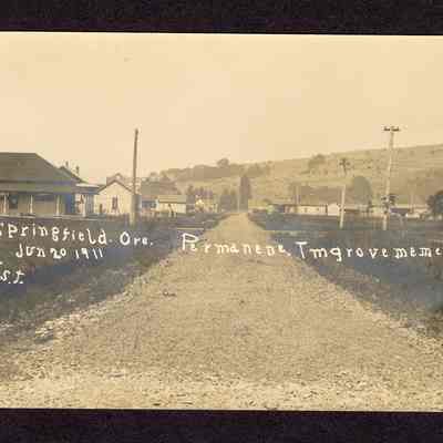 Postcard of Unknown Area, Springfield, Oregon, 1911