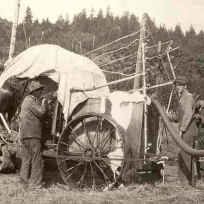 Photograph of Hop Harvest Equipment, Undated