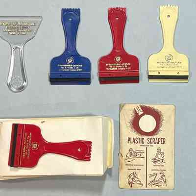 Plastic Scrapers, Springfield Motors, circa 1960s