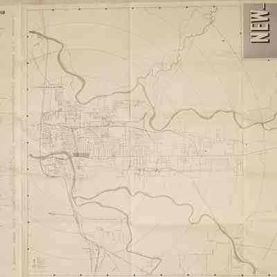 Map of Metropolitan Eugene and Springfield, 1972