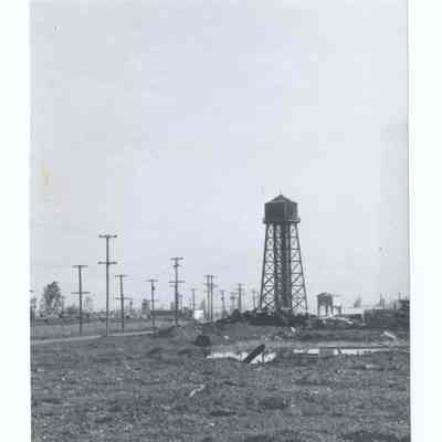 Photograph of a water tower, Springfield