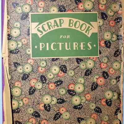 Scrapbook created by Virginia Townsend Reynolds, circa 1920-40s