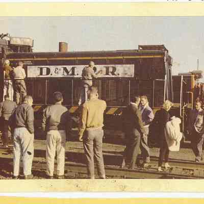 Photograph of "Chartreuse Caboose" Filming, Springfield, Oregon, circa 1960