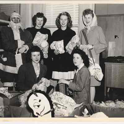 Service Club Christmas time -SHS 1945-46