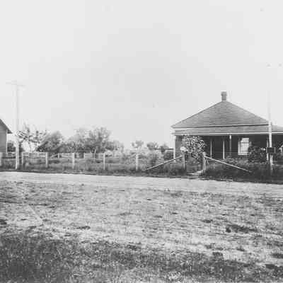 Photograph of the original Bud McPherson home