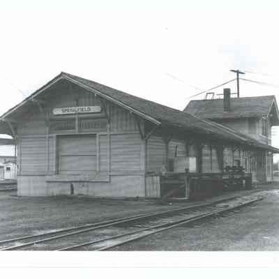 Photograph of the Springfield Train Depot, 1965