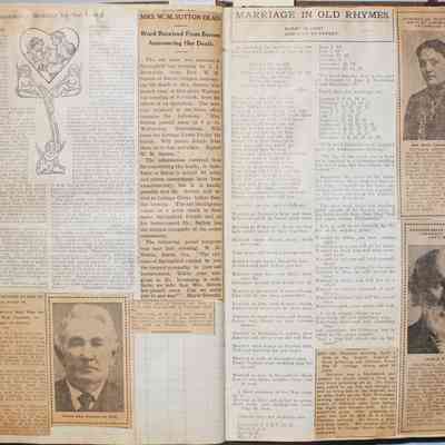 2003-010-005_039: No page nr, caption "Entertaining reading for the young"