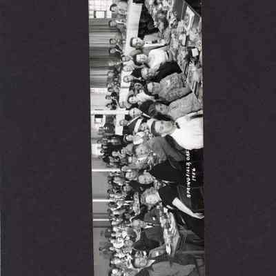 Photograph of a large group of people, Springfield, Oregon, 1956