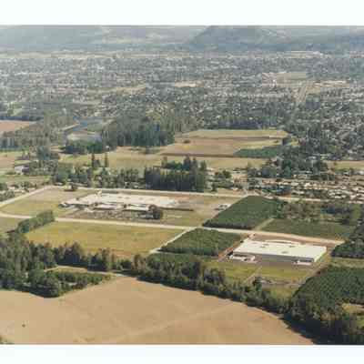 Aerial photograph of Springfield, North from International Way to South, circa 1980