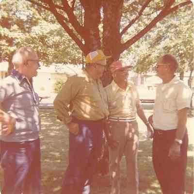 Photograph of Springfield High School Reunion for Class of 1930, Willamalane Park, Springfield, Oregon, 1970