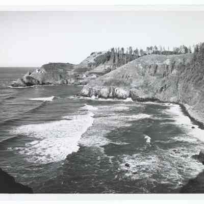 Photograph of Heceta Lighthouse and area, Oregon, circa 1969