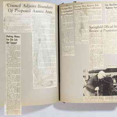 Page 84 newspaper clipping unfolded