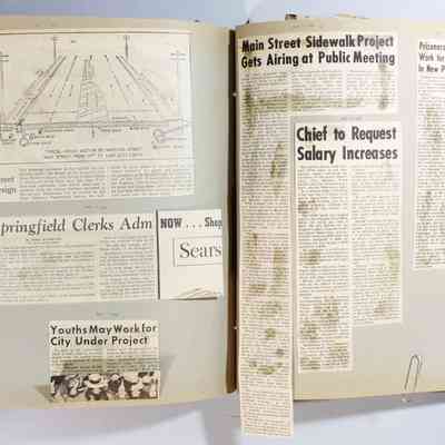Page 91 newspaper clipping unfolded