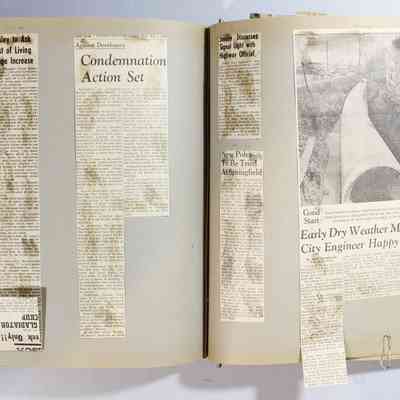 Page 95 newspaper clipping unfolded