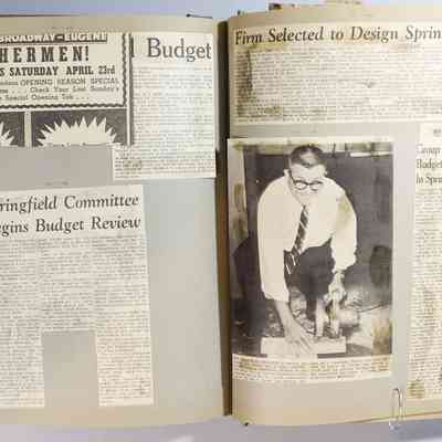 Page 97 newspaper clipping unfolded