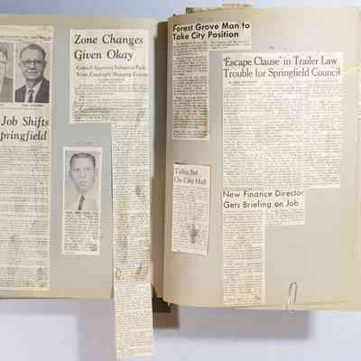 Page 108 newspaper clipping unfolded