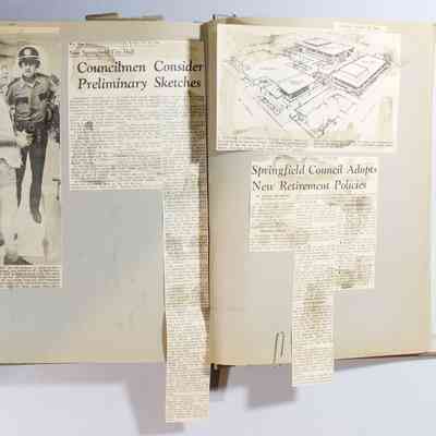 Page 119 newspaper clipping unfolded