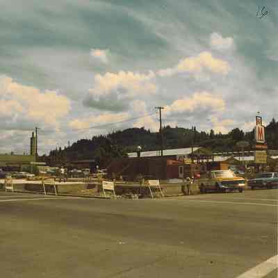 Photograph of Beginning Work on U.S. Bank building, 1976