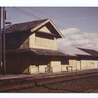 Photograph of the Springfield Train Depot, 1985