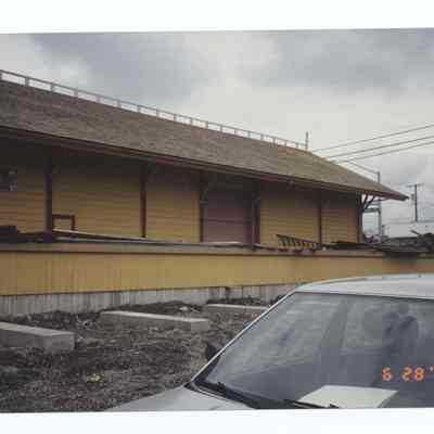 Photograph of the Springfield Depot Restoration, 1991