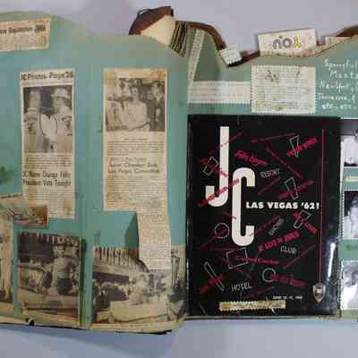 Pages 24 and 25 newspaper clippings unfolded