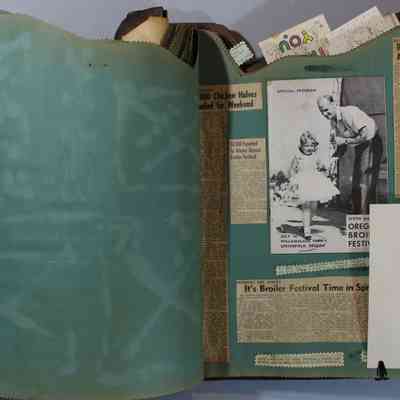 Pages 32 and 33 indigestion card opened