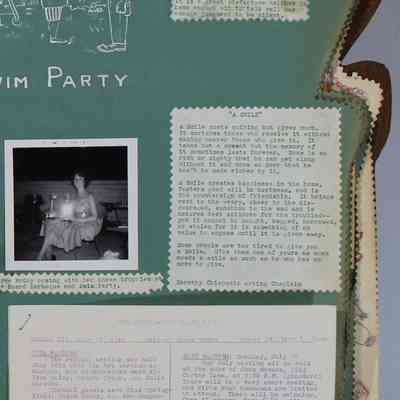 Pages 38 and 39 Party Line unfolded
