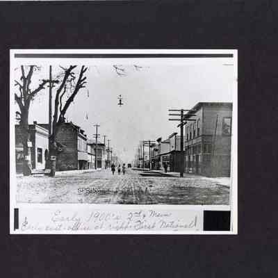 Photograph, Springfield, Oregon, 2nd and Main St, Early 1900's.