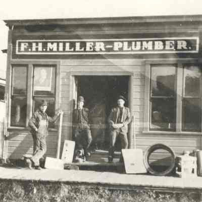 Photograph of F. H. Miller Plumber Building, Springfield, Oregon
