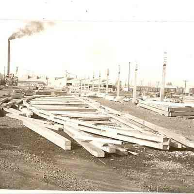 Photograph of Lumber Yard, Unknown date and location