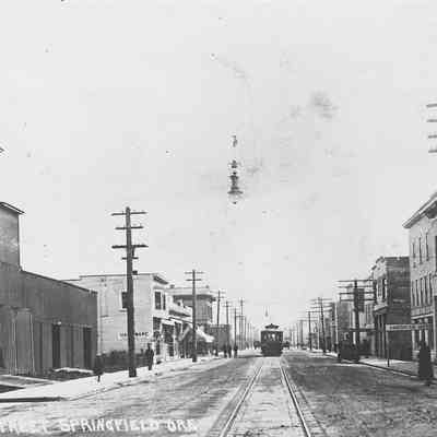 Photograph of Main Street Facing East, Springfield, Oregon