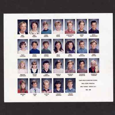 Photograph of Student Body Grades 2-3, Camp Creek Elementary School, circa 1995-1996