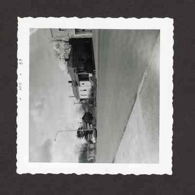 Photograph of homes in Springfield, Oregon, 1957